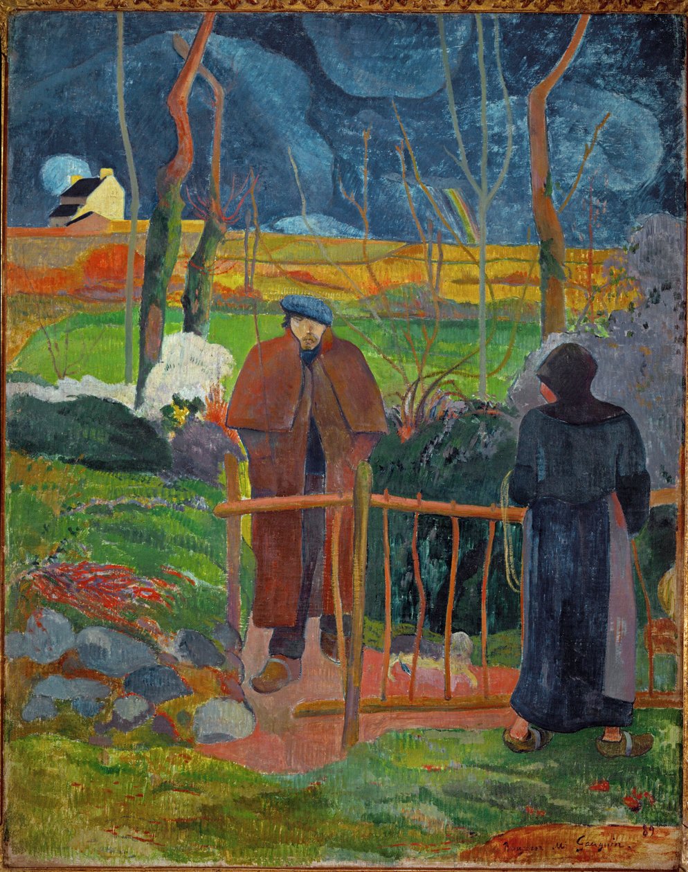 Bonjour, Monsieur Gauguin (olej na plátně) od Paul Gauguin