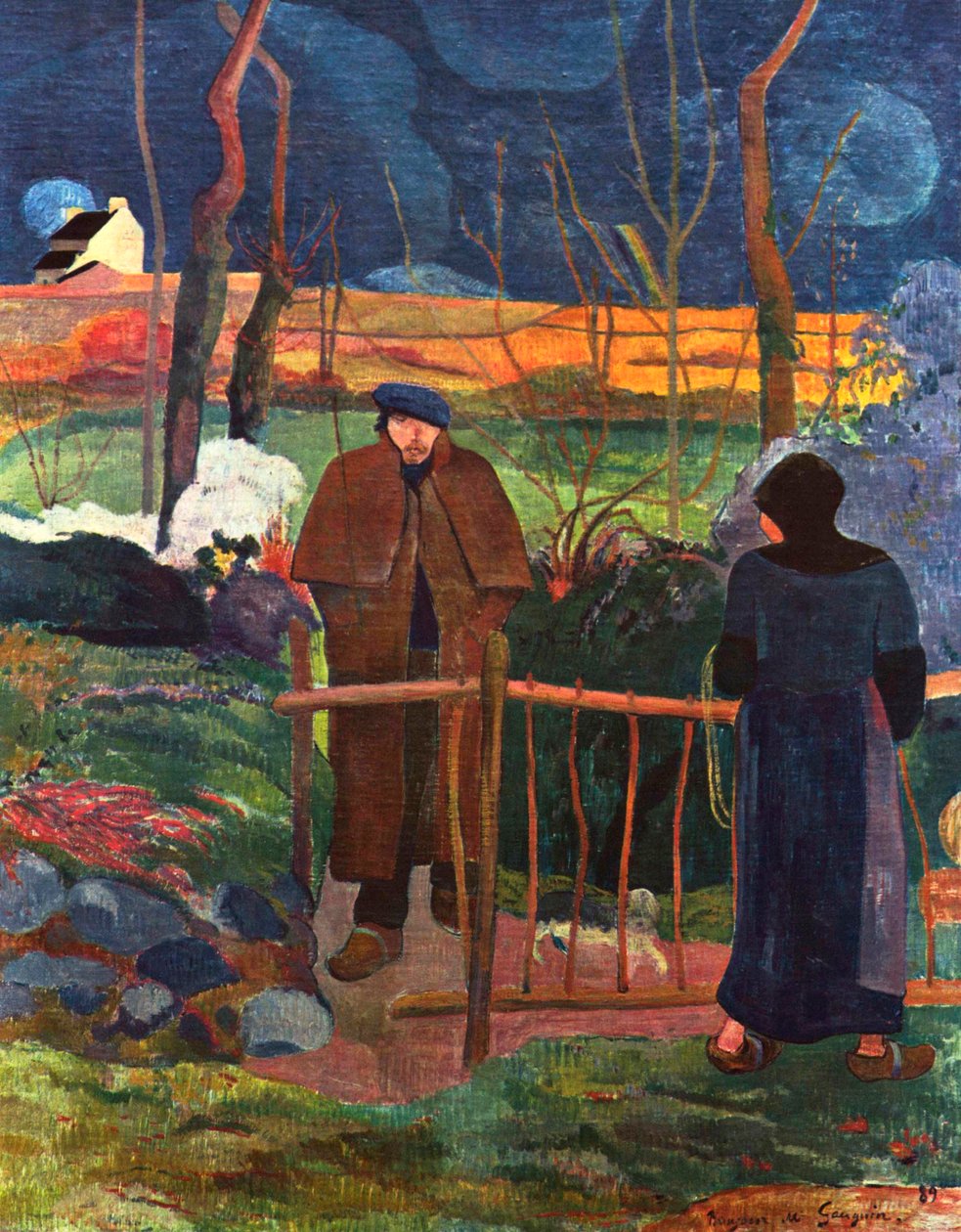 Dobrý den, pane Gauguine, 1889. od Paul Gauguin