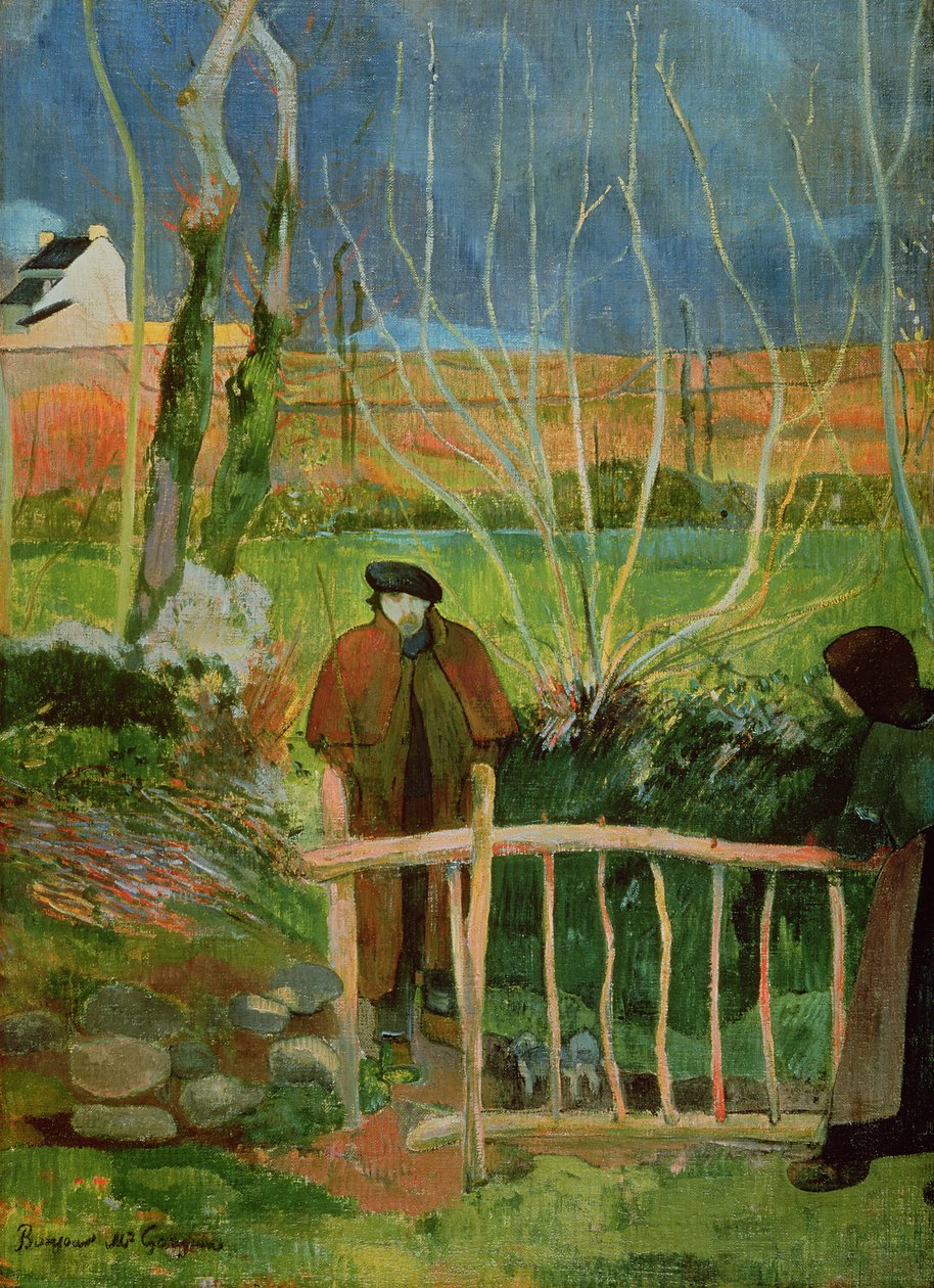 Dobrý den, Monsieur Gauguin, kolem roku 1889 (olej na plátně) od Paul Gauguin