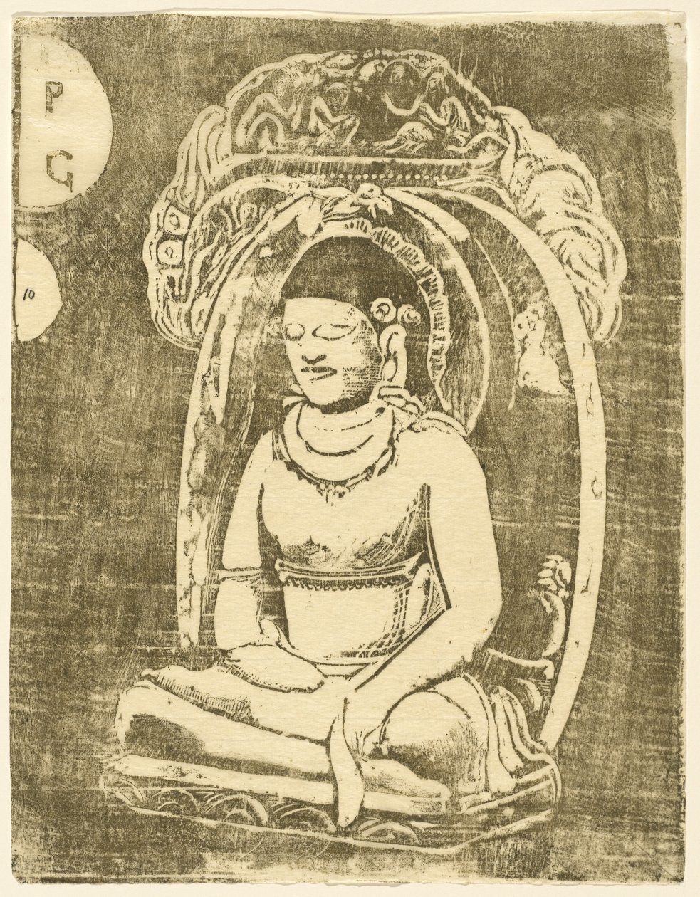 buddhista (buddha) od Paul Gauguin