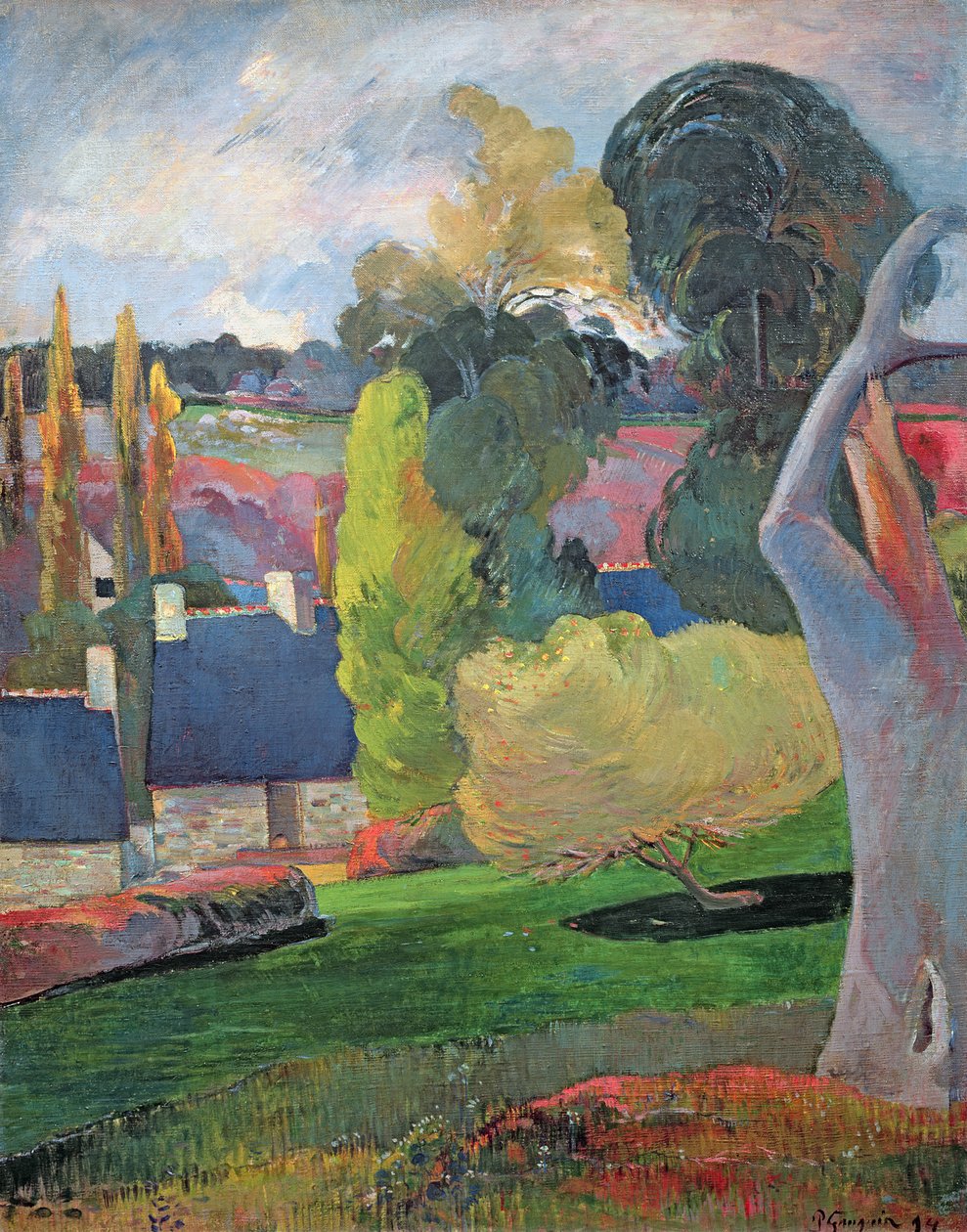 Bretaňská krajina, 1894 od Paul Gauguin