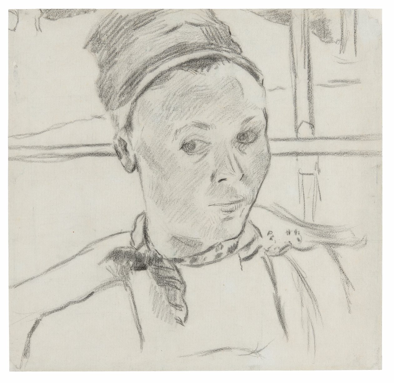 Busta mladé bretaňské ženy (pravděpodobně Marie Lagadu) od Paul Gauguin