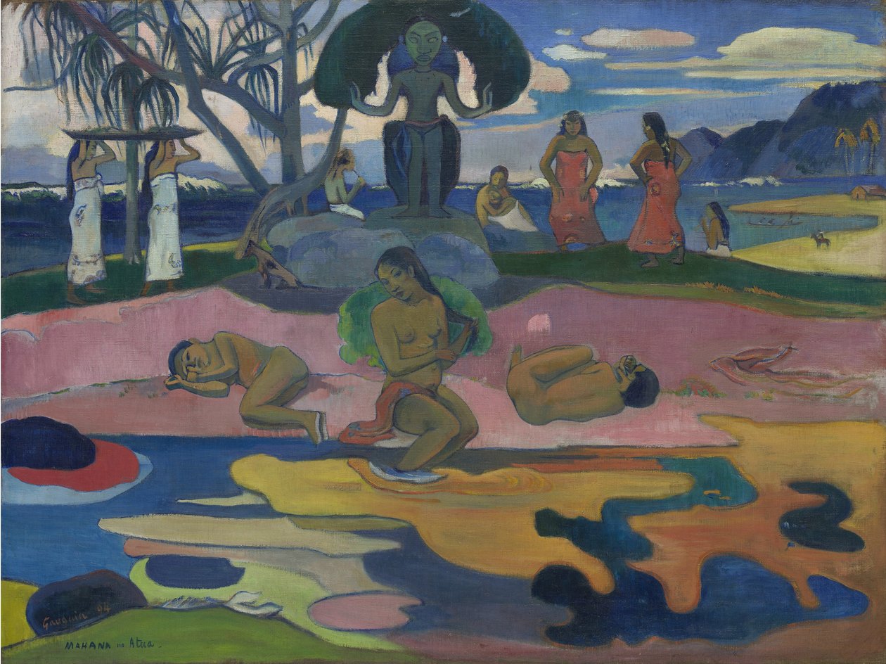 Den boha (Mahana no Atua) 1894 (olej na plátně) od Paul Gauguin