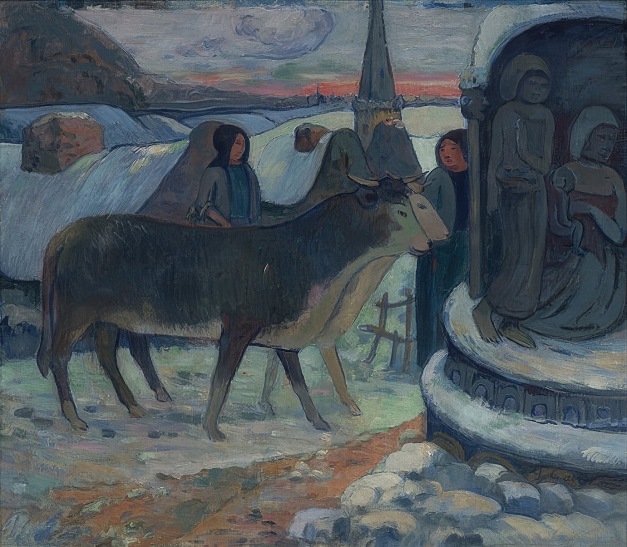 Svatá noc (Požehnání volů). 1902-03 od Paul Gauguin
