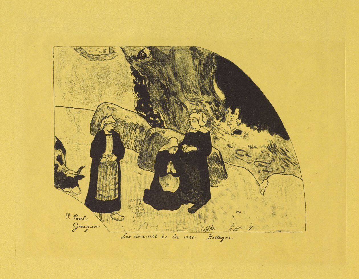 Dramen des Meeres: Bretagne od Paul Gauguin