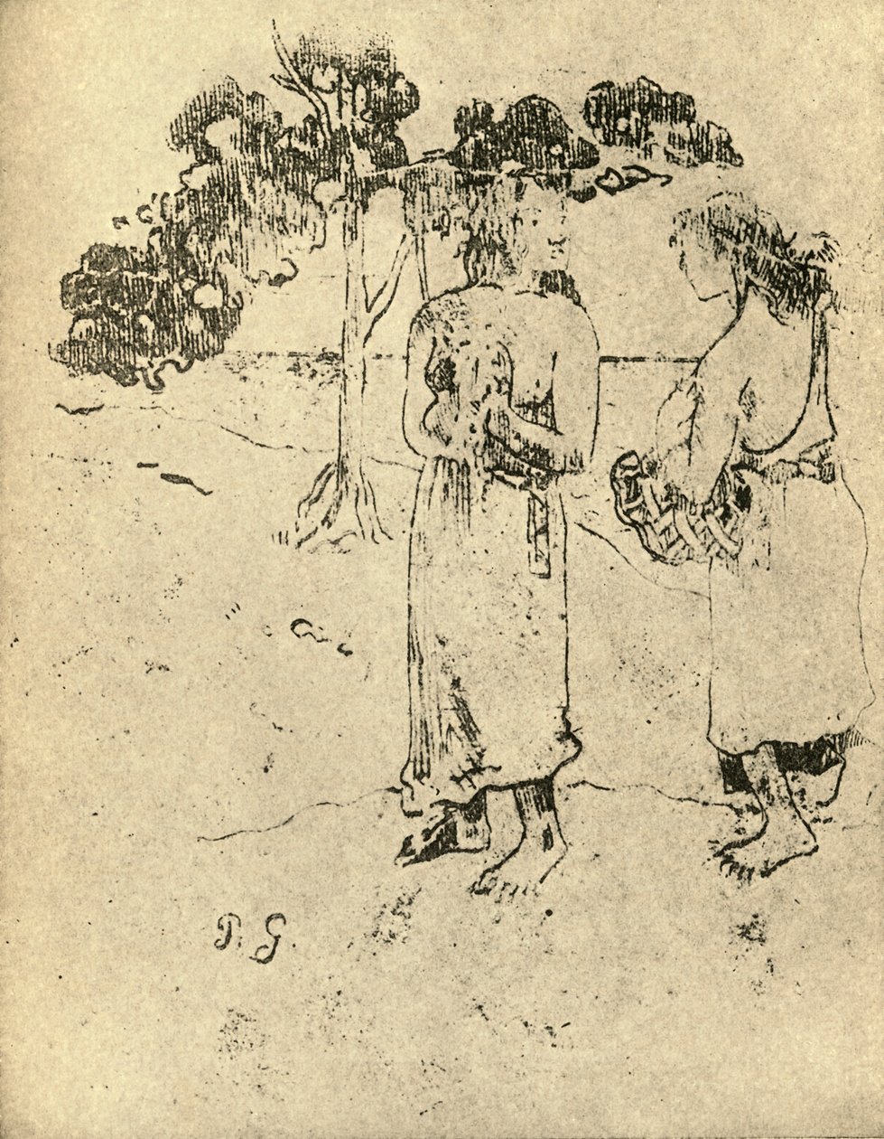 Kresba, 1936 od Paul Gauguin