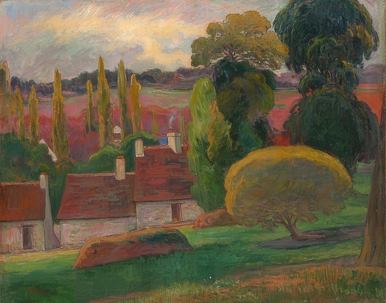 Statek v Bretani. Kolem roku 1894 od Paul Gauguin