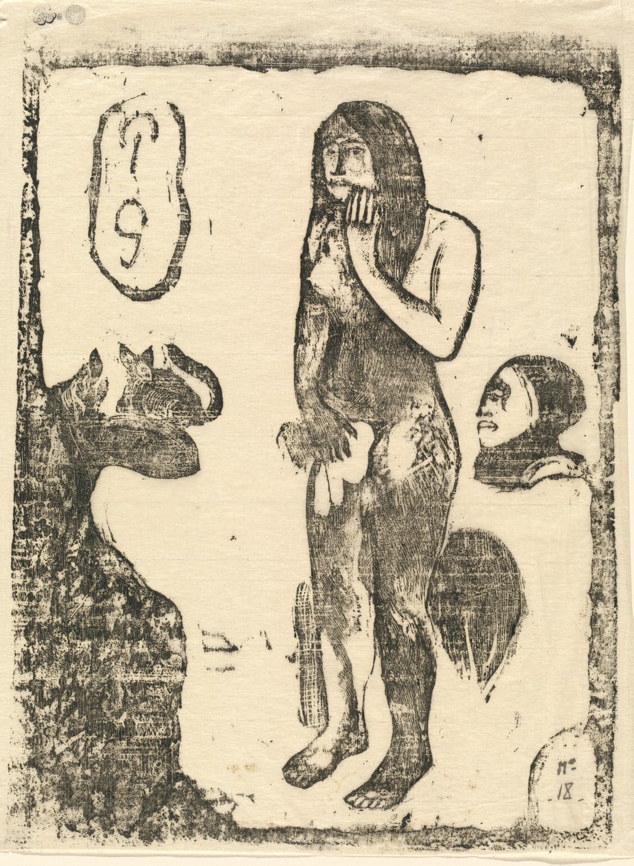 Eve, v roce 1895 nebo později. od Paul Gauguin