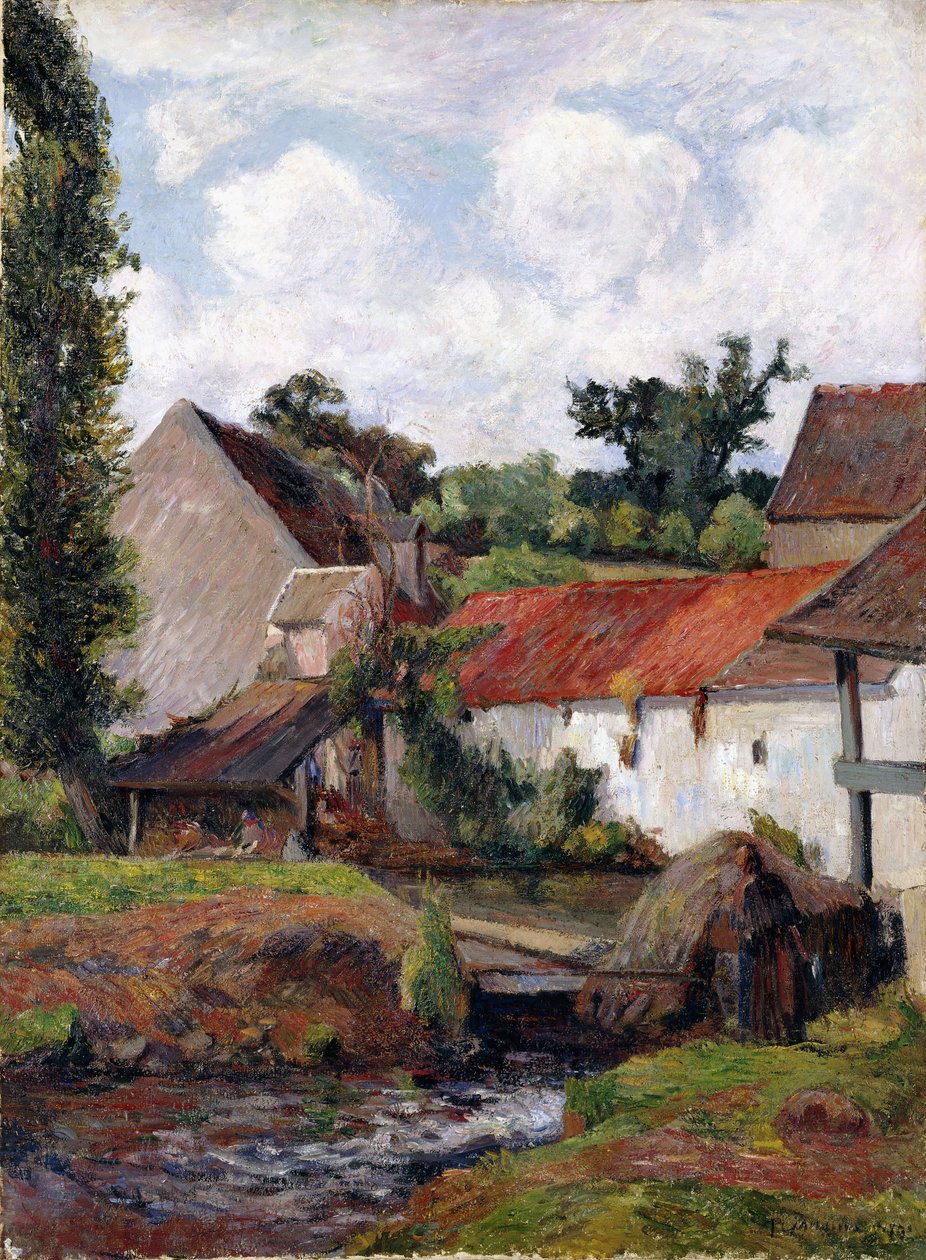 Statek v Osny, 1883 od Paul Gauguin
