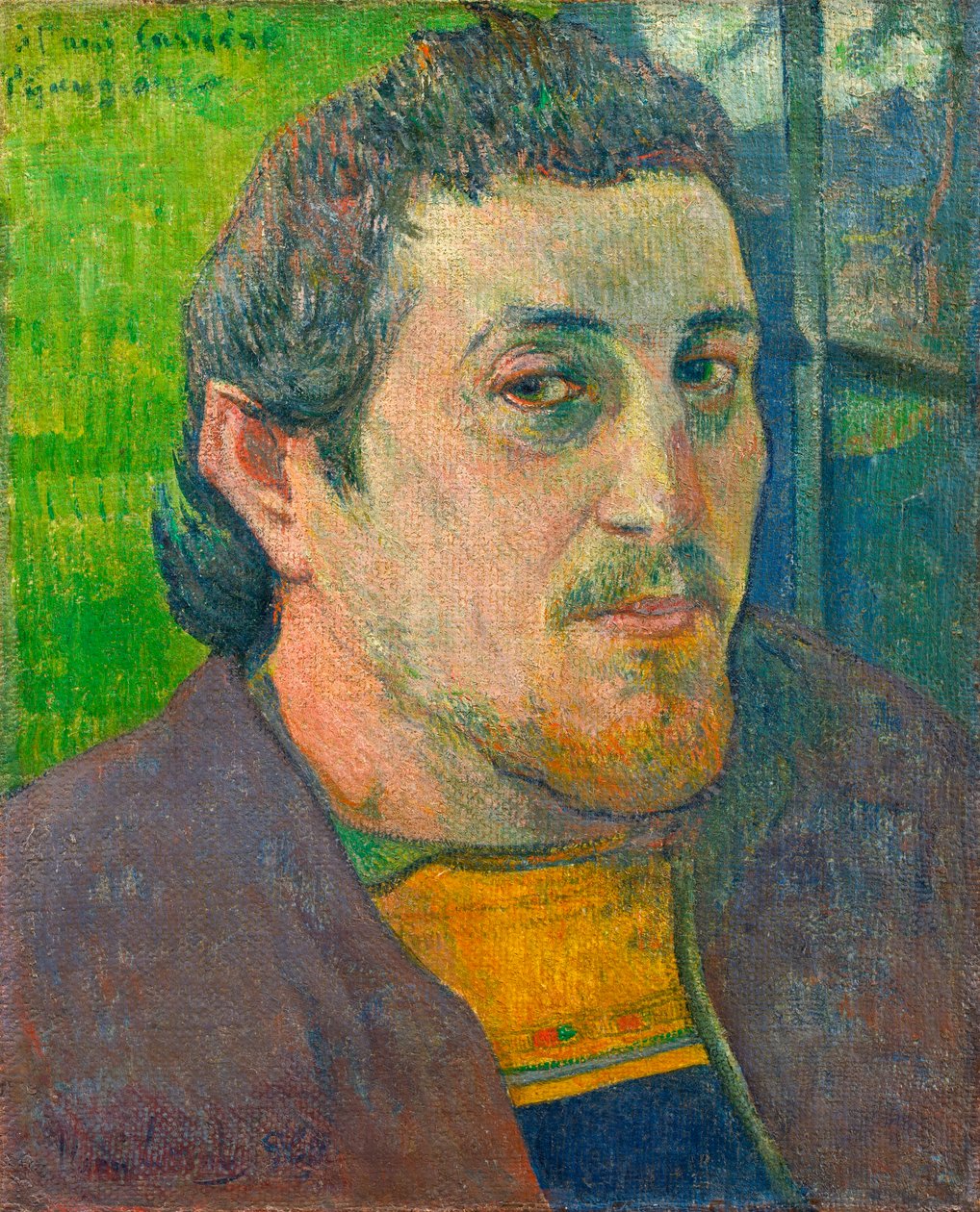 Autoportrét věnovaný Carrièrovi Autoportrét věnovaný Carrièrovi od Paul Gauguin