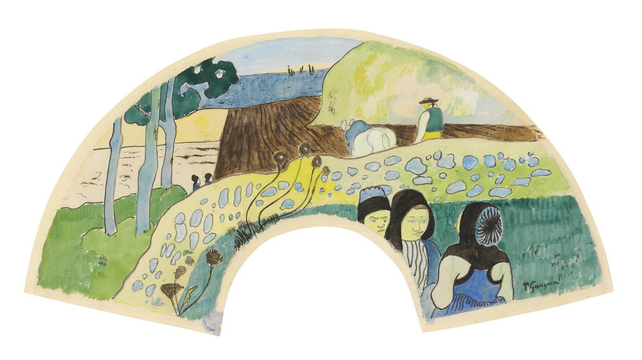 Francouzsky: Scène bretonne od Paul Gauguin