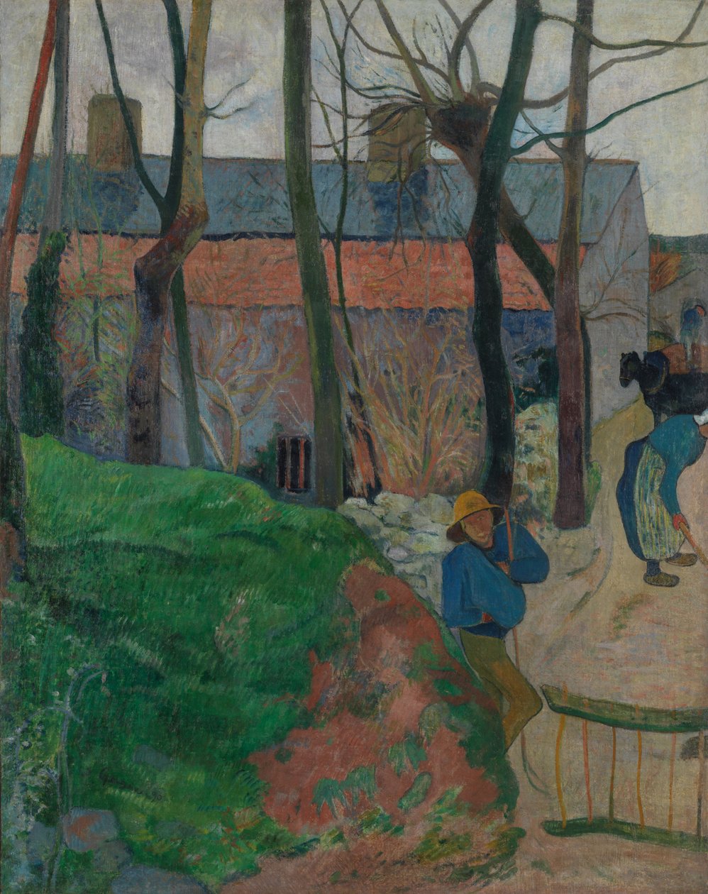 Domy v Le Pouldu od Paul Gauguin