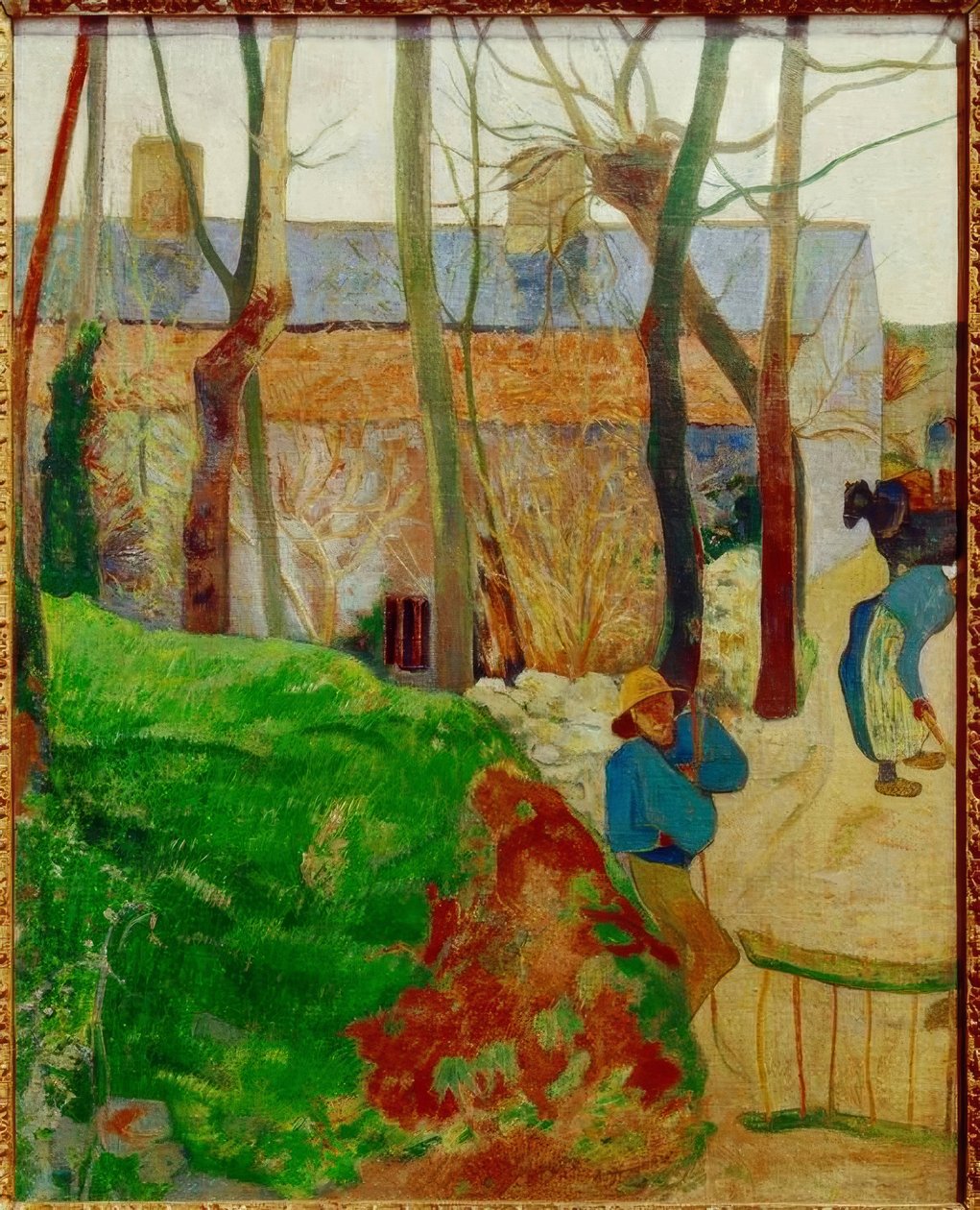 Domy v Le Pouldu od Paul Gauguin