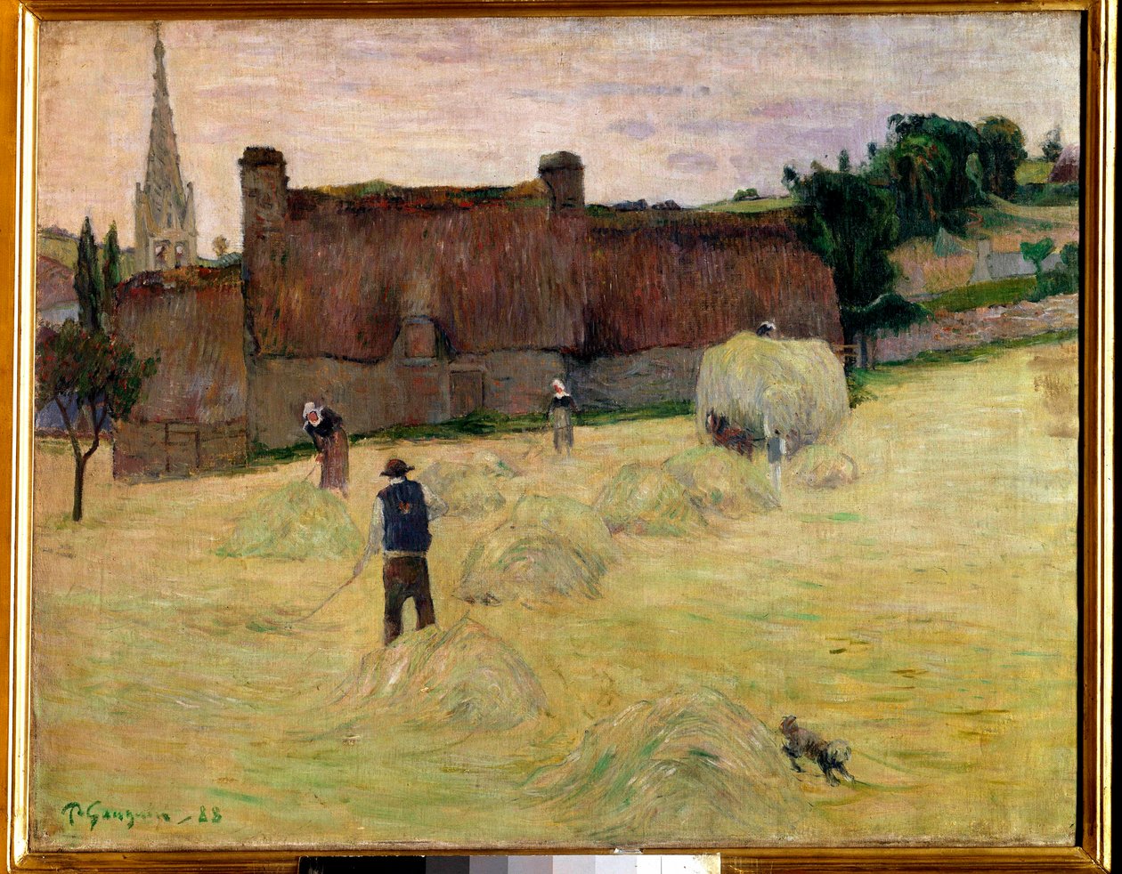 Seno v Bretani Obraz Paula Gauguina (1848-1903) 1888 Ne. 0,73 x 0,92 m Paříž, musee d