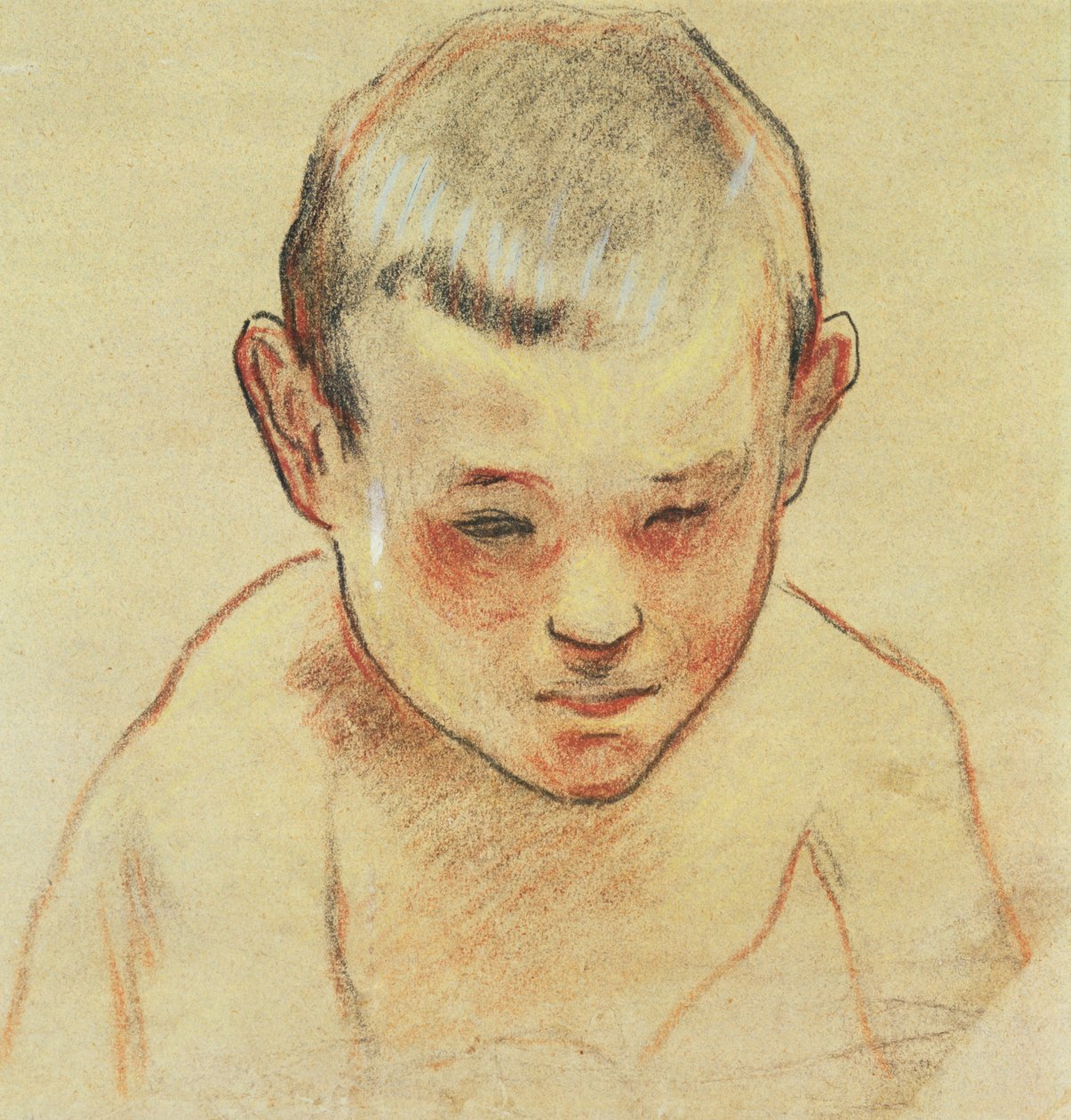 Hlava chlapce, kolem 1886-88 od Paul Gauguin