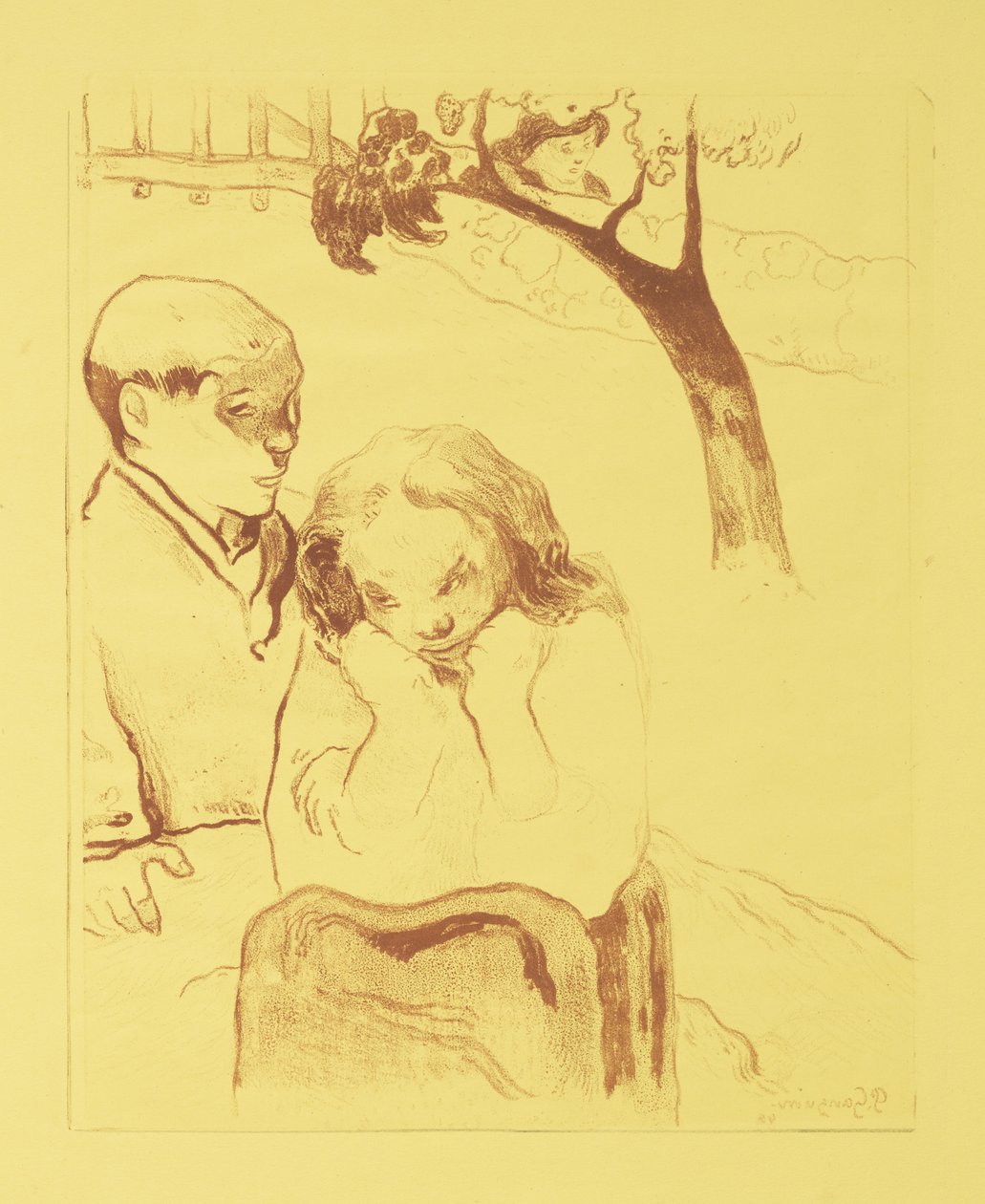 Lidská bída, 1889 od Paul Gauguin
