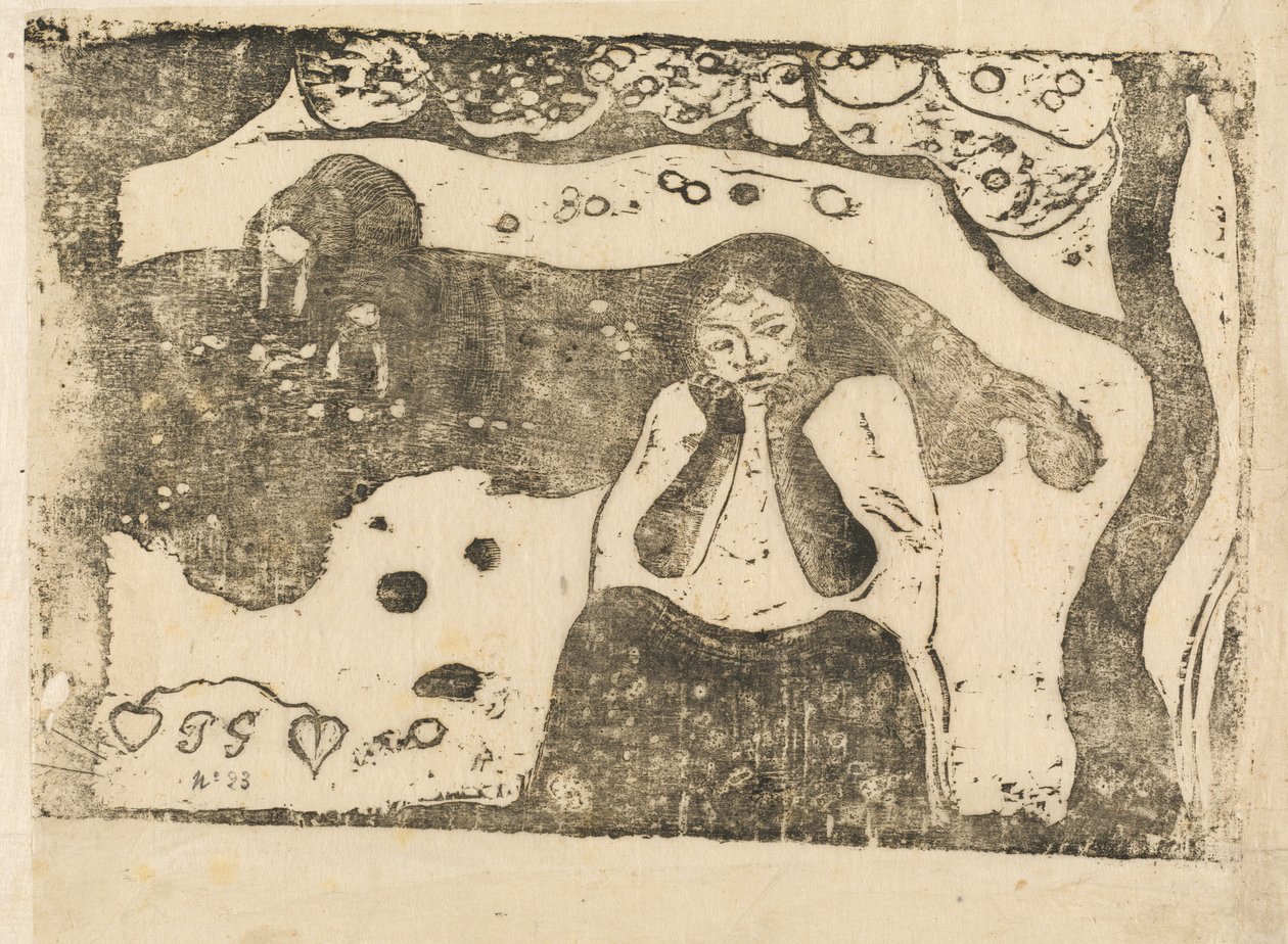 Lidský smutek (Miseres humaines) od Paul Gauguin