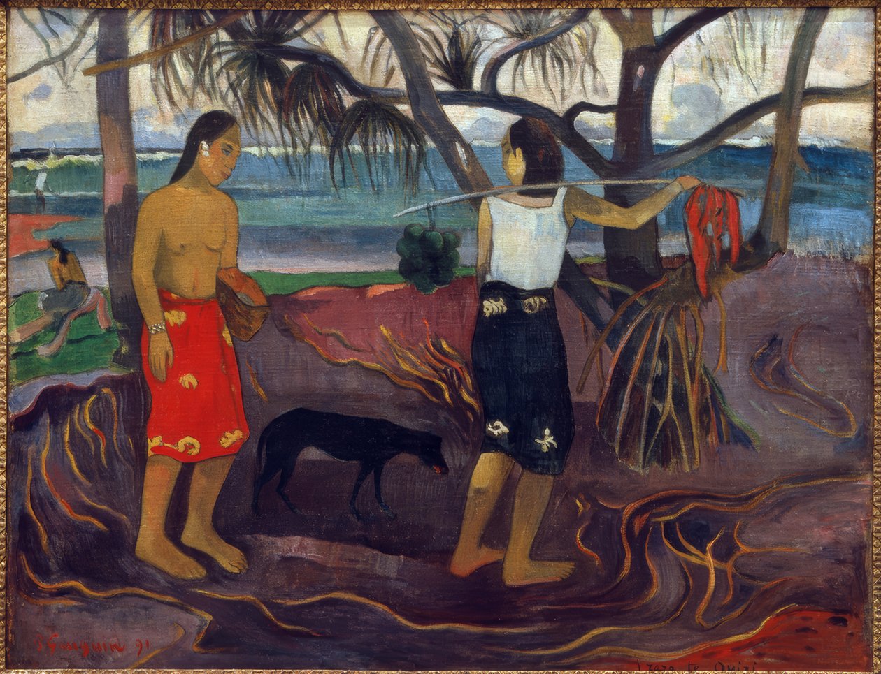 Pod volné přírodě od Paul Gauguin