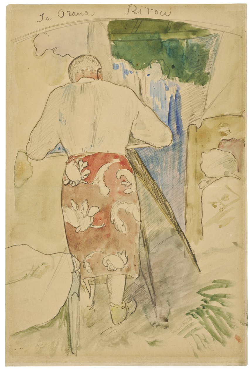 I Orana Ritou, kolem 1891-94 od Paul Gauguin