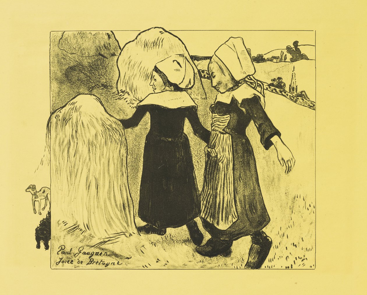 Radosti z Bretaně, 1889 od Paul Gauguin