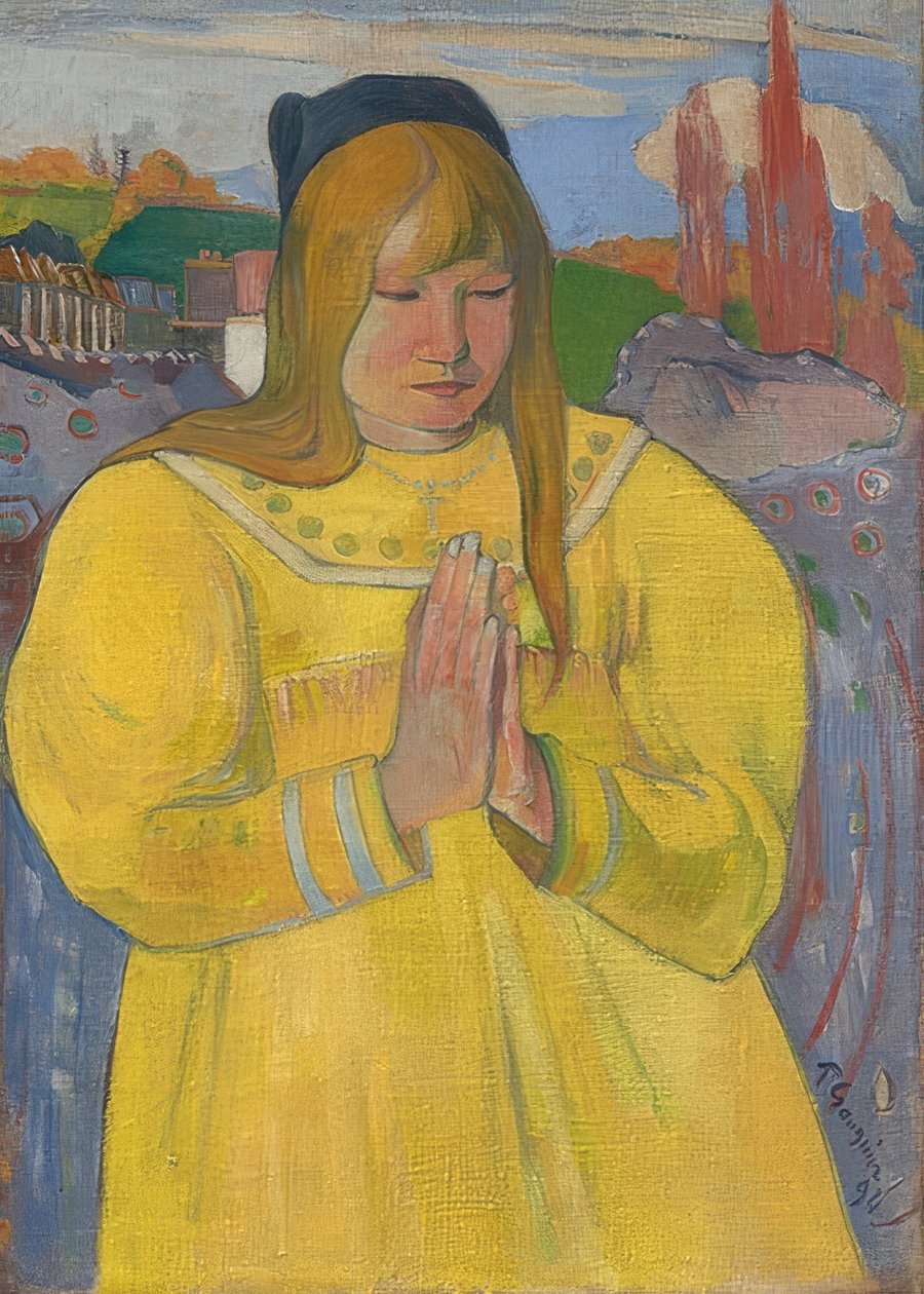 Mladá křesťanská dívka. 1984 od Paul Gauguin