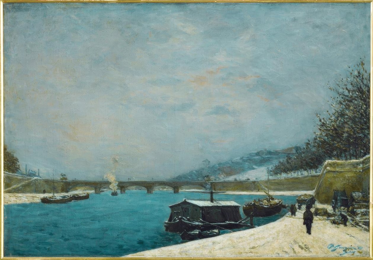 Seina v Pont de Jena od Paul Gauguin