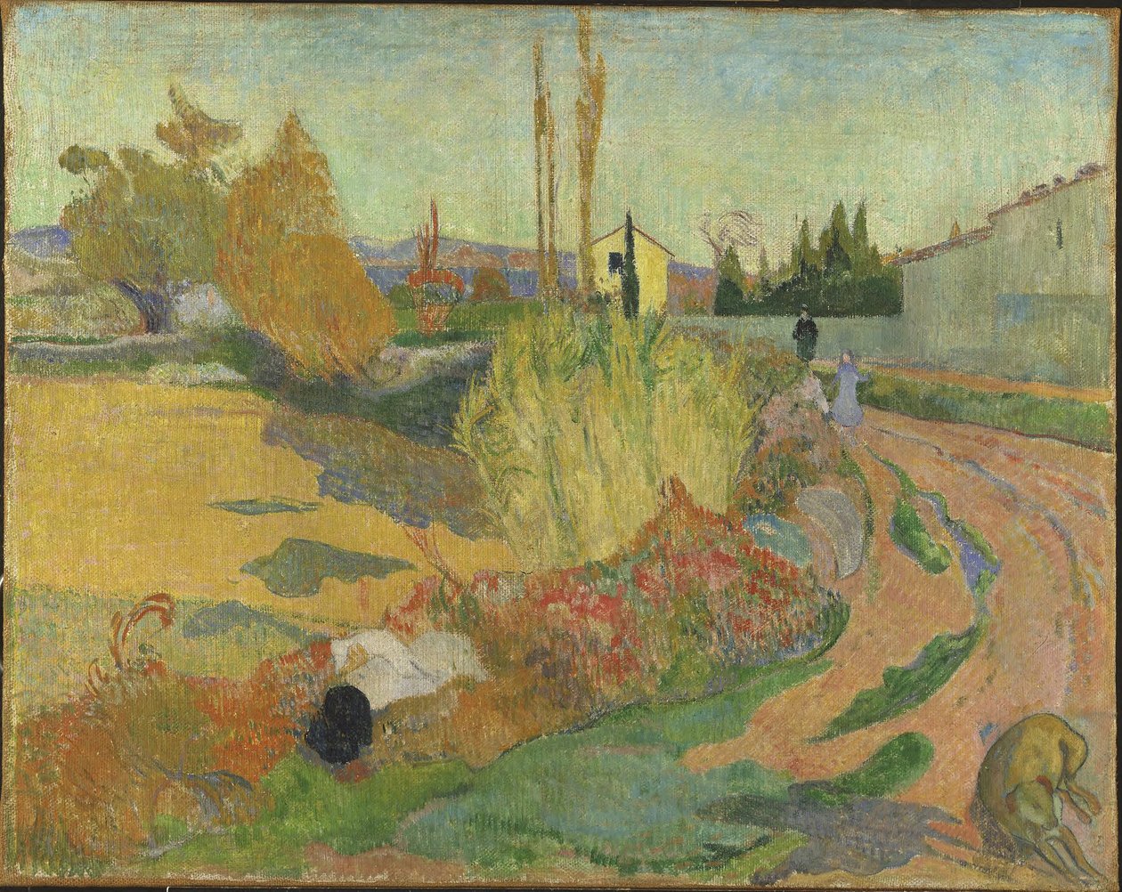 Krajina z Arles od Paul Gauguin