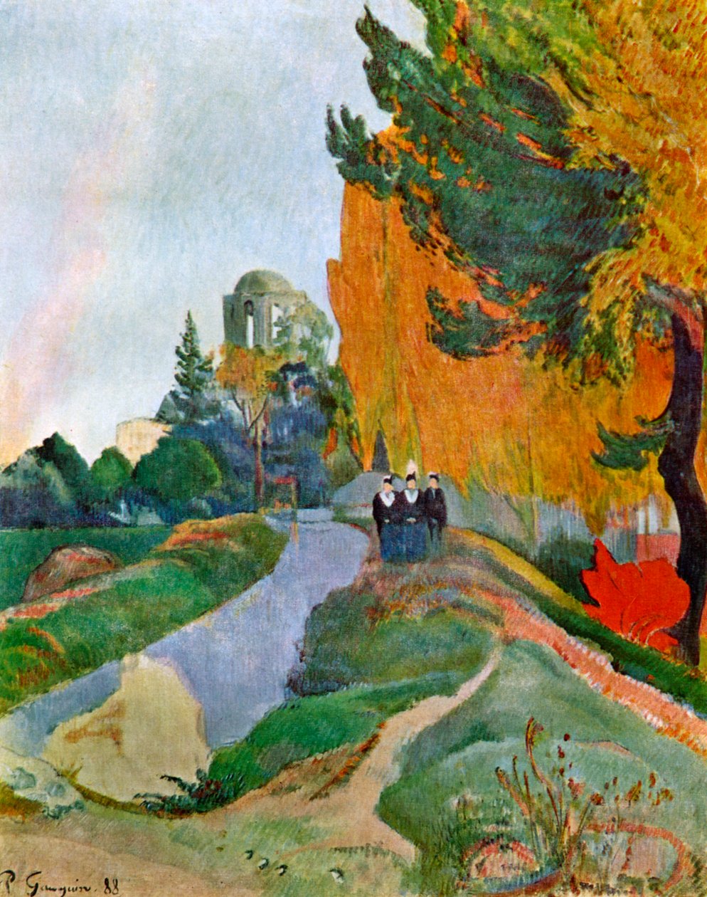 Krajina v Arles poblíž Alyscamps, 1888 1939. od Paul Gauguin