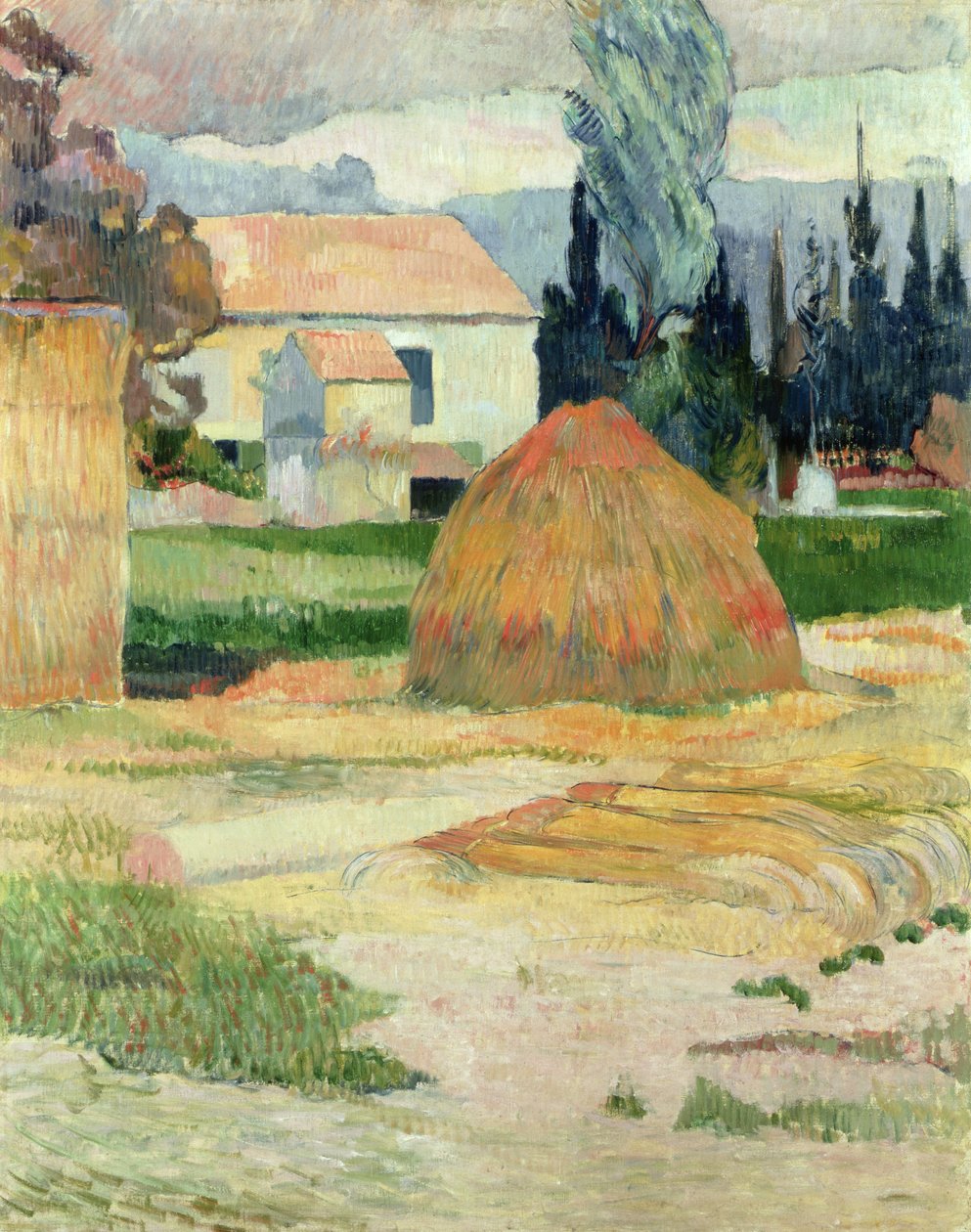 Krajina poblíž Arles od Paul Gauguin