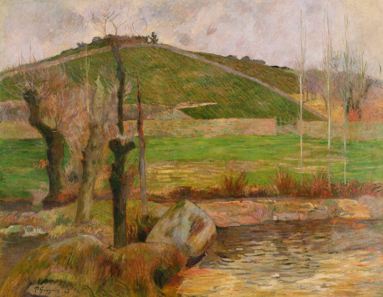 Krajina u Pont-Aven od Paul Gauguin