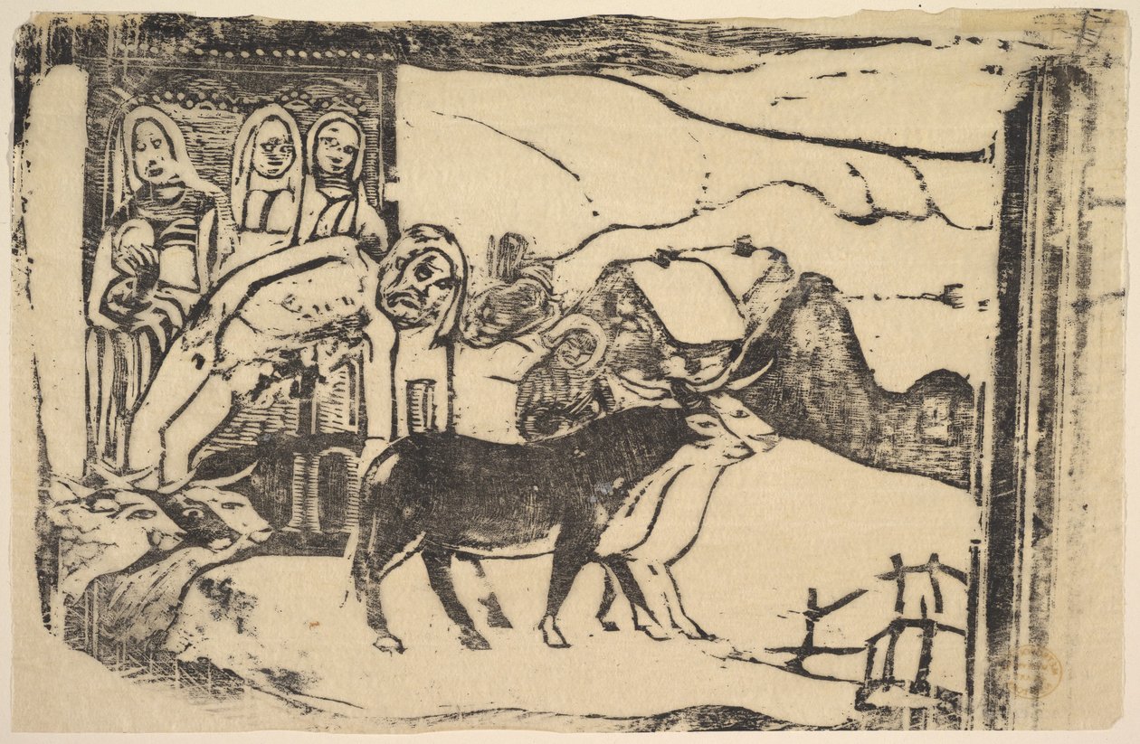 Bretaňská kalvárie, 1898-99. od Paul Gauguin