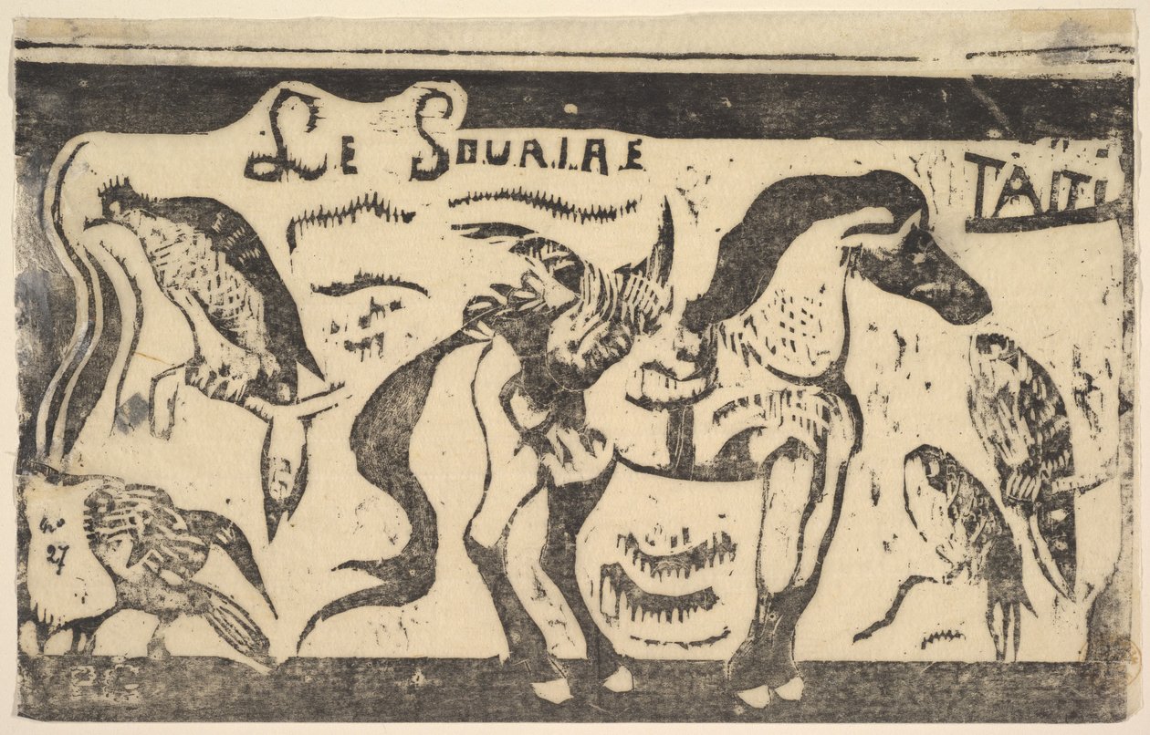 The Smile, Tahiti Smile, Tahiti, prosinec 1899. od Paul Gauguin