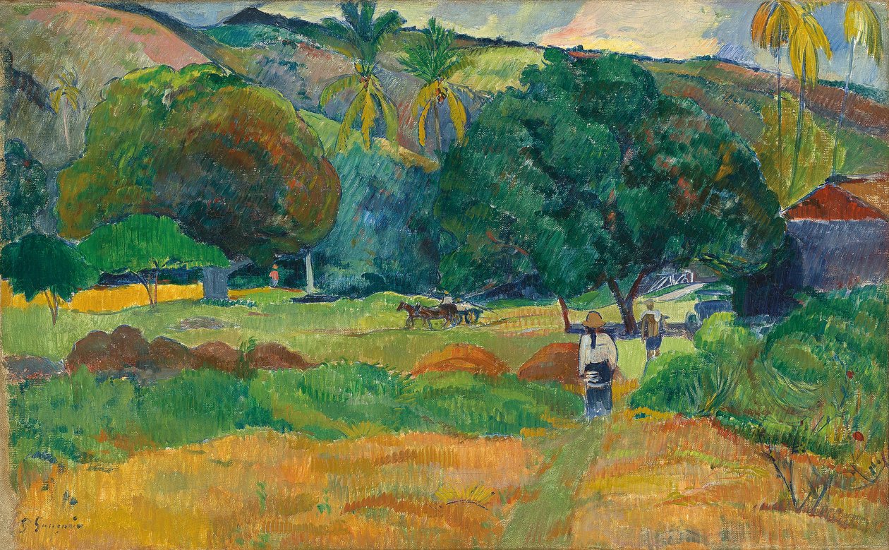 Údolí, 1892 od Paul Gauguin