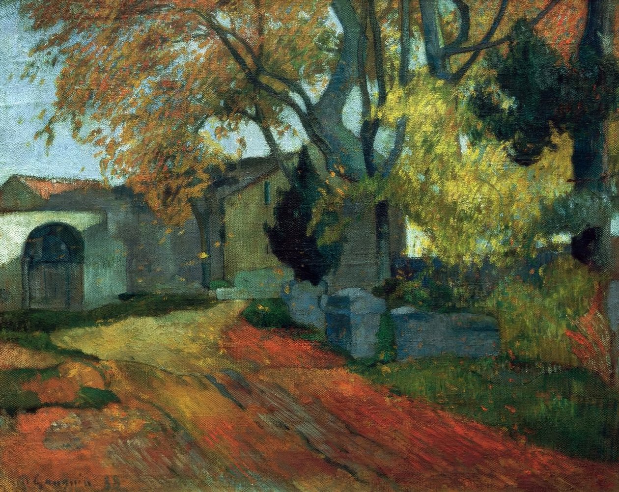 Les Alyscamps od Paul Gauguin