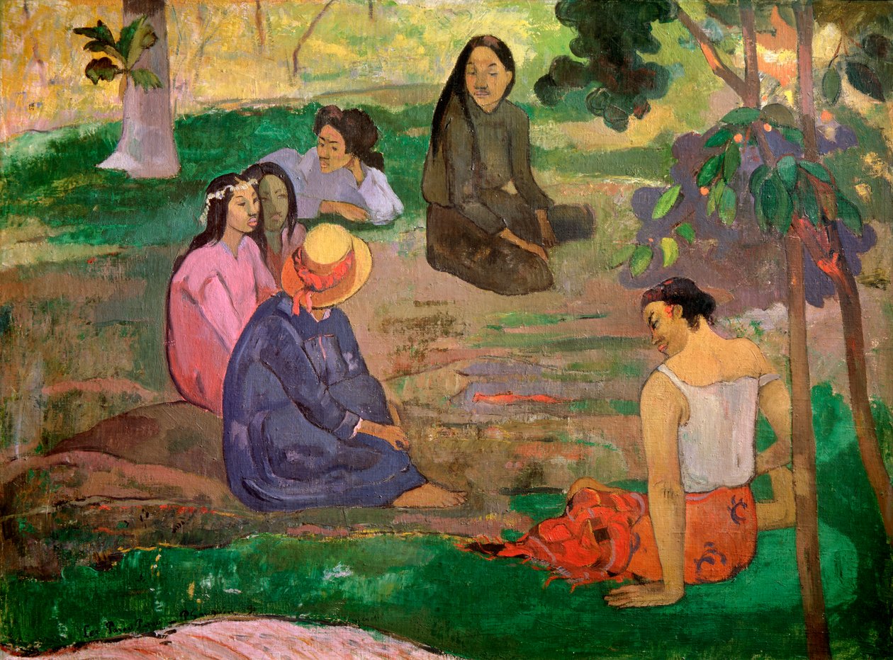 Slova konverzace, 1891 od Paul Gauguin