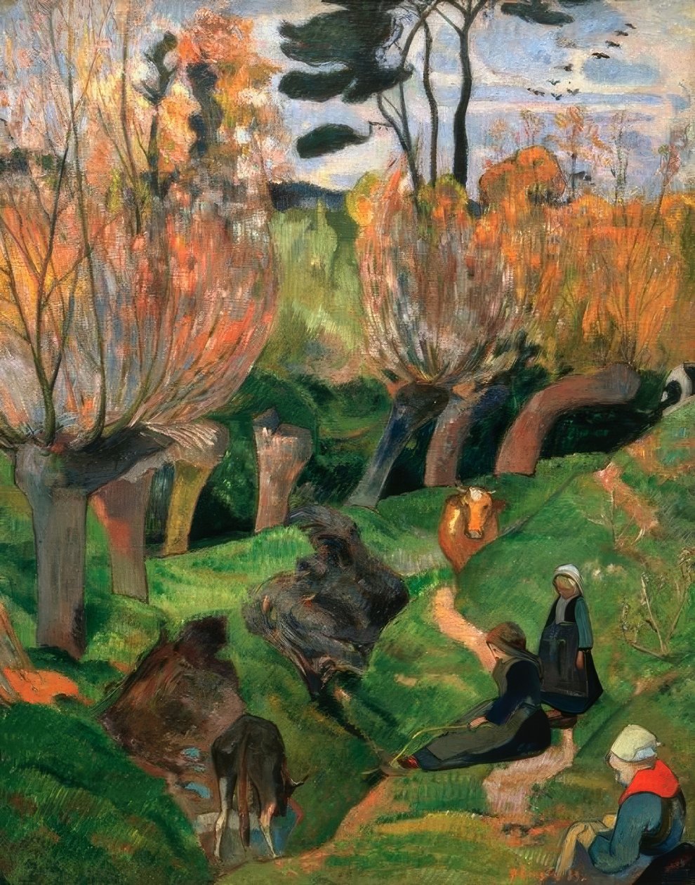 Vrby od Paul Gauguin