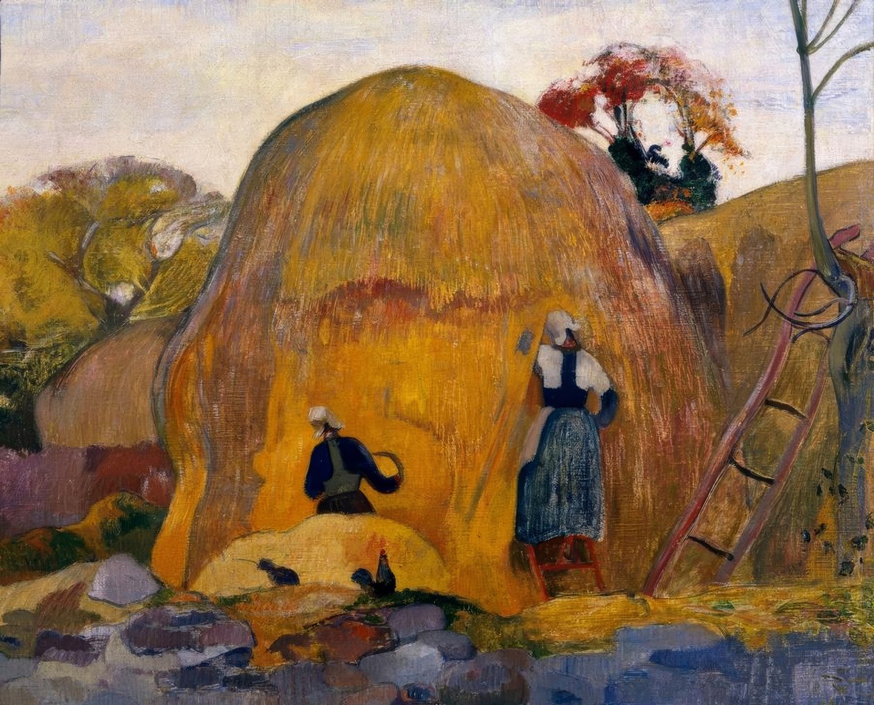 Žluté mlýnské kameny nebo blond sklizeň od Paul Gauguin