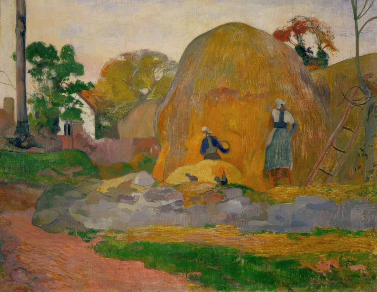 Žluté mlýnské kameny nebo blonďatá sklizeň od Paul Gauguin