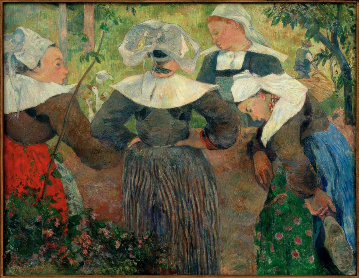 Čtyři Bretonci od Paul Gauguin