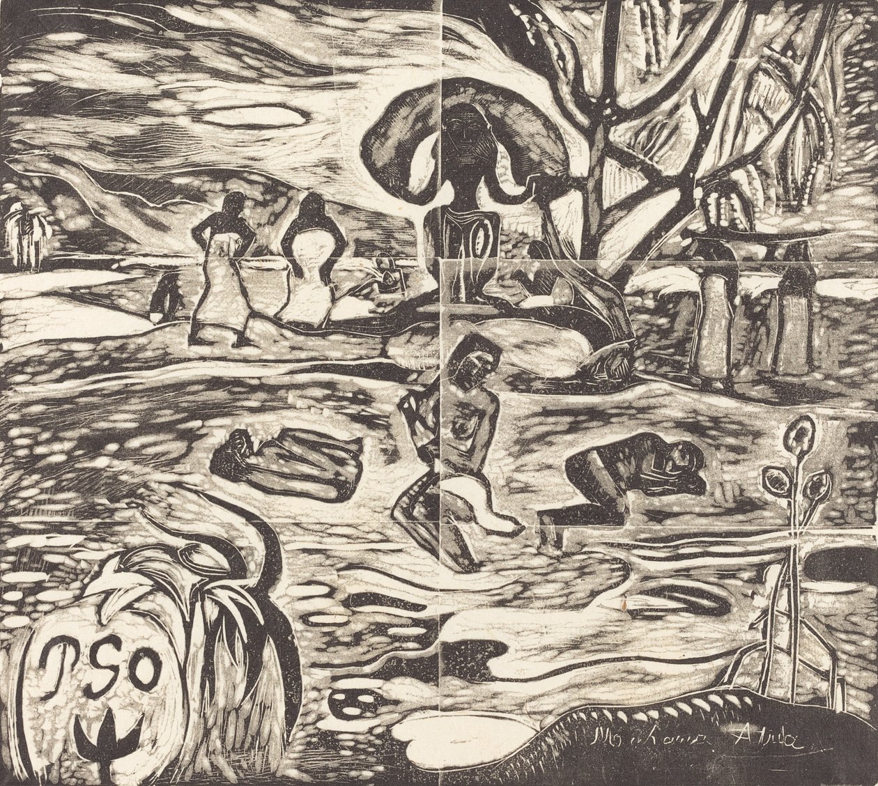 Mahana Atua Jídlo bohů, 18941895. od Paul Gauguin