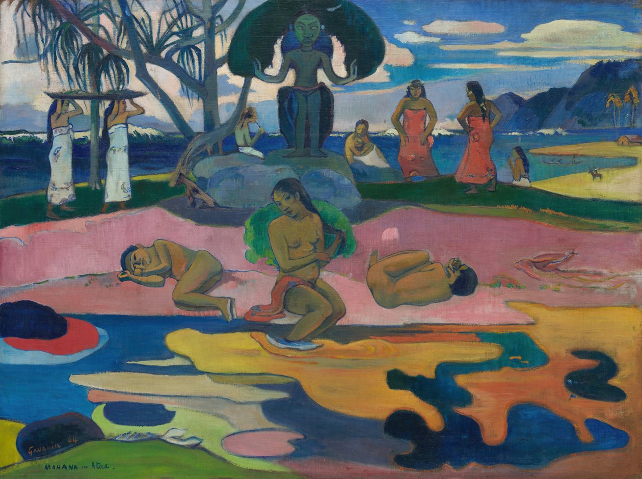 Mahana zaplatil Den Boží, 1894. od Paul Gauguin