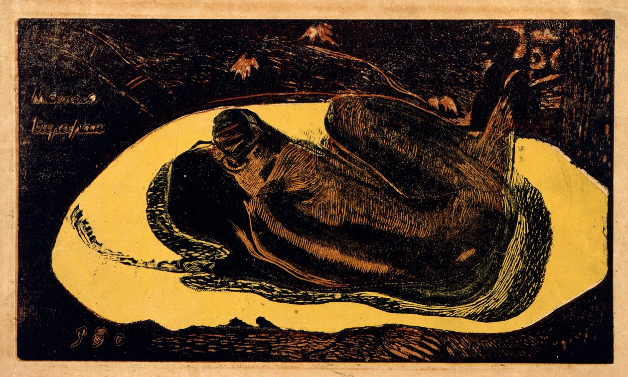 Manao Tupapau Sledování ducha mrtvých, 1893-1894. od Paul Gauguin
