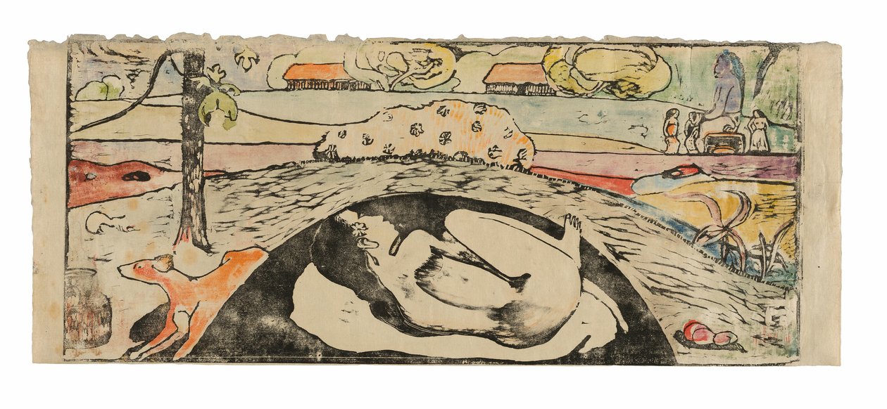 Manao tupapau (Myslí na ducha nebo Duch myslí na ni) od Paul Gauguin
