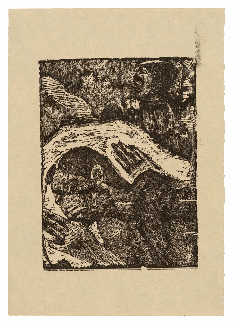 Manao tupapau (Myslí na ducha nebo Duch myslí na ni) od Paul Gauguin