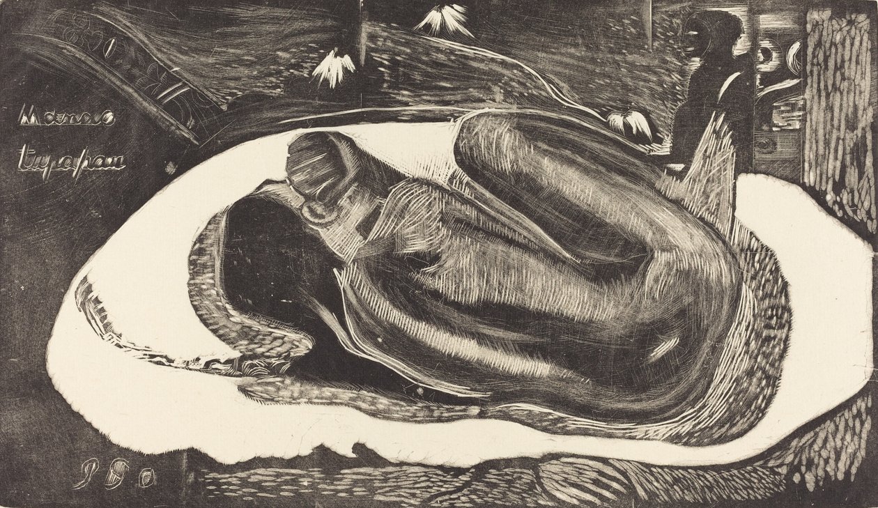 Manoa Tupapau Ona je pronásledována duchem, 18941895. od Paul Gauguin