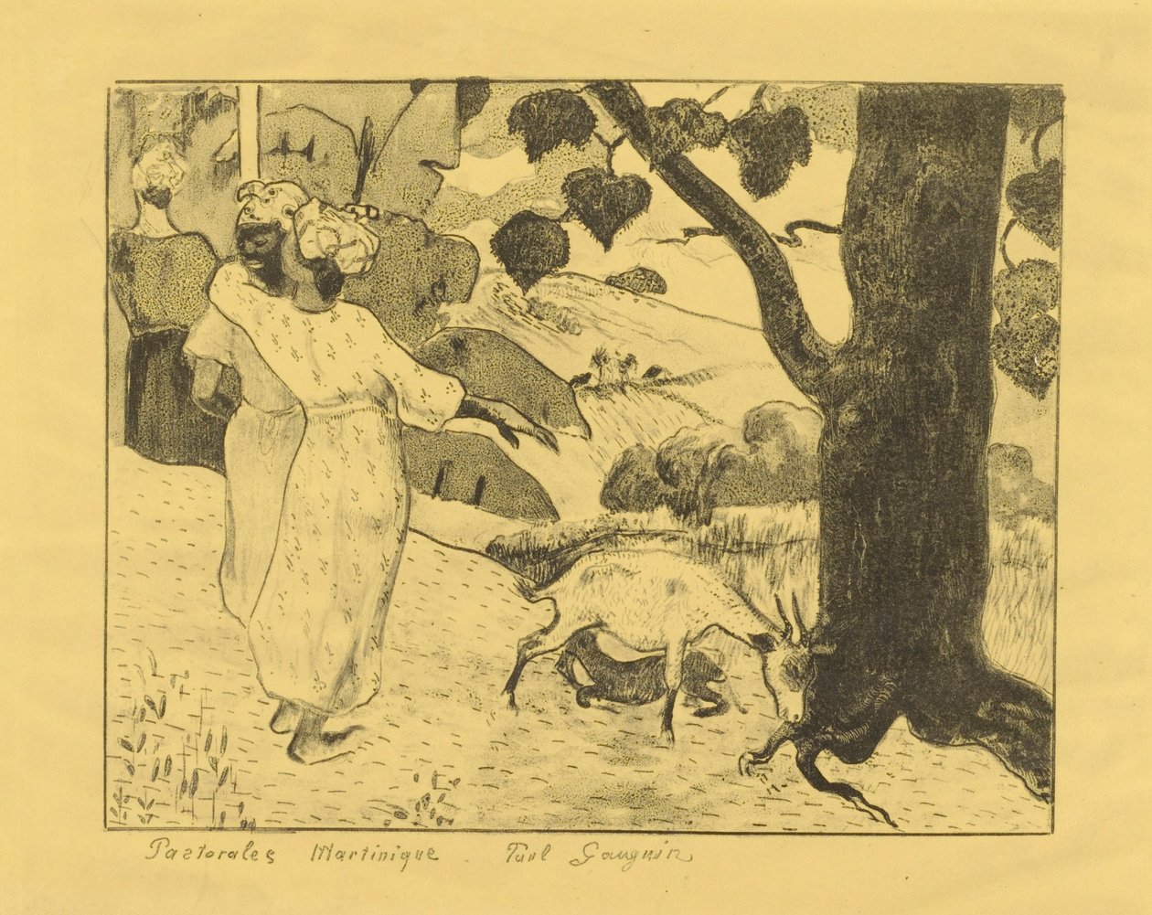 Martinique Pastorals od Paul Gauguin