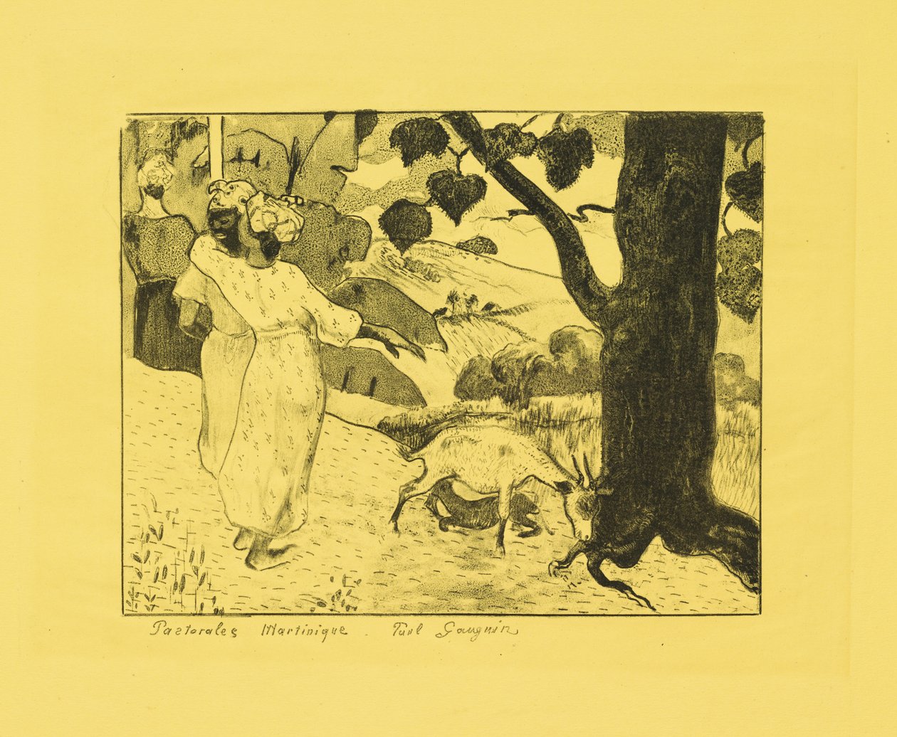 Pastoralen von Martinique od Paul Gauguin
