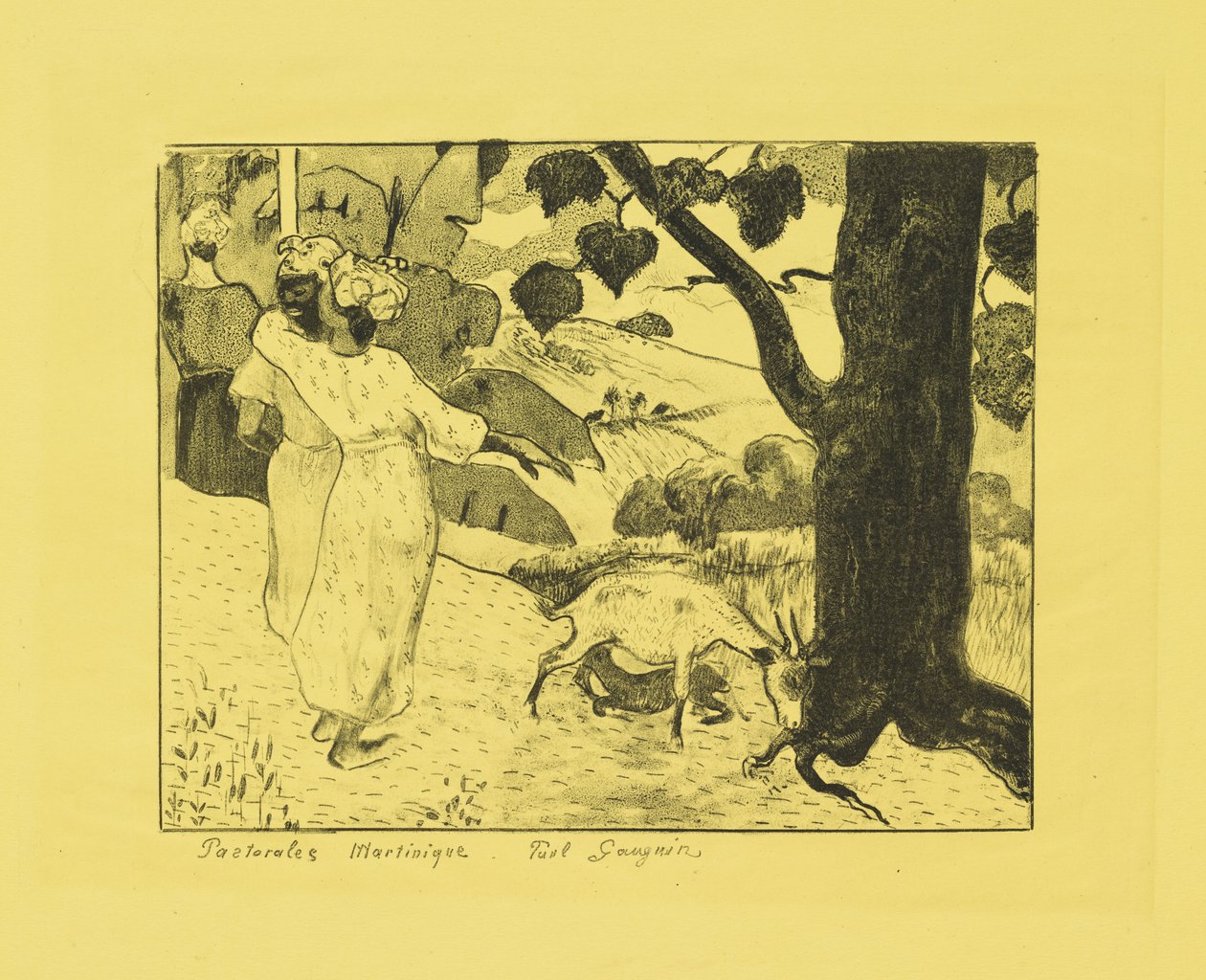 Martinique Pastorals, 1889 od Paul Gauguin