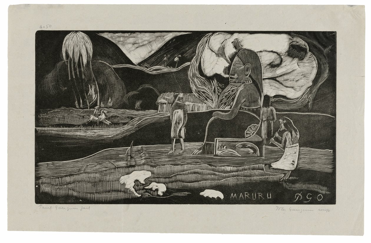 Maruru (Oběty vděčnosti), z Noa Noa Suite od Paul Gauguin