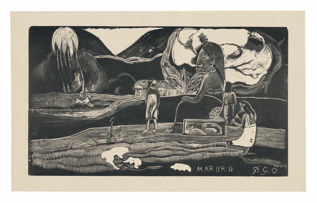 Maruru (Oběty vděčnosti), z Noa Noa Suite od Paul Gauguin